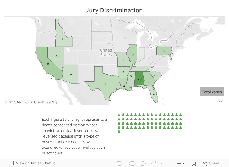 Individual Map - Jury discrimination violations 